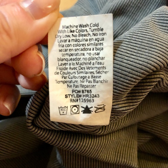 Beyond Yoga Women’s Grey Ribbed Leggings - High Rise Midi Length - Size Large - Picture 8 of 11